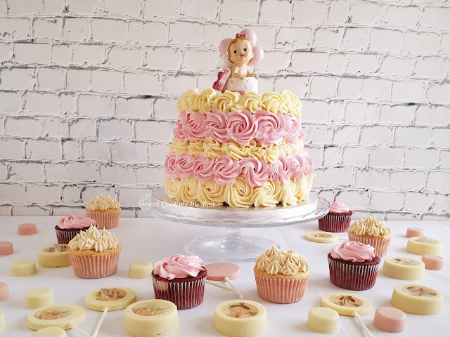 Mesa dulce para un bautizo