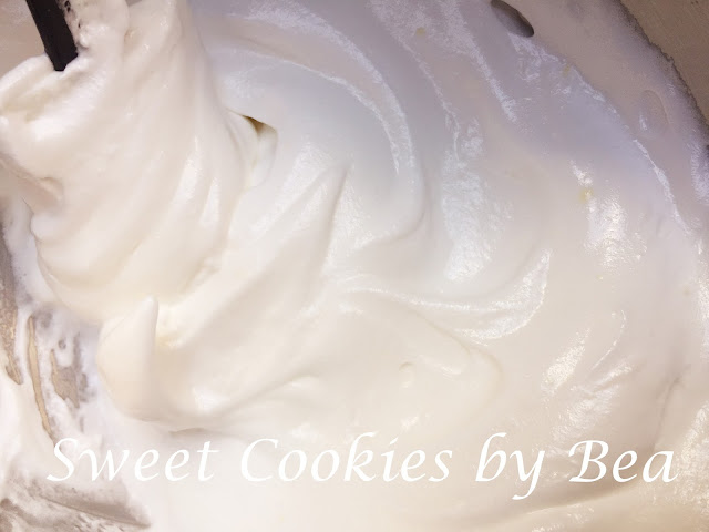 Merengue italiano con albúmina en polvo