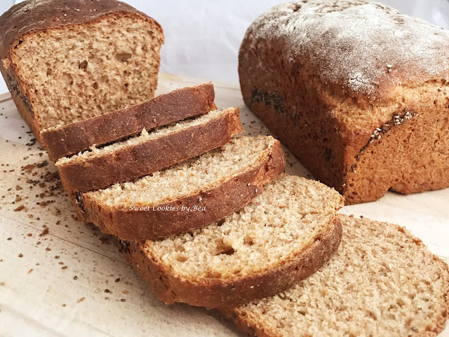 Pan integral de centeno y espelta con cerveza