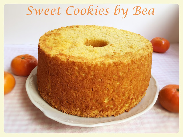 Chiffon de mandarina (angel food)