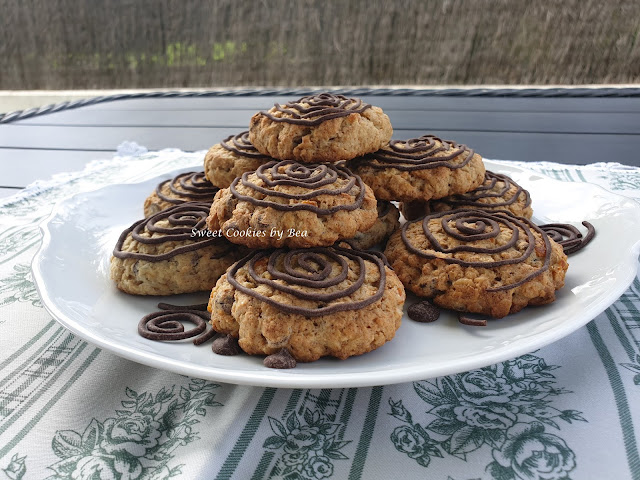 Cookies integrales sin gluten de kumquat y chocolate