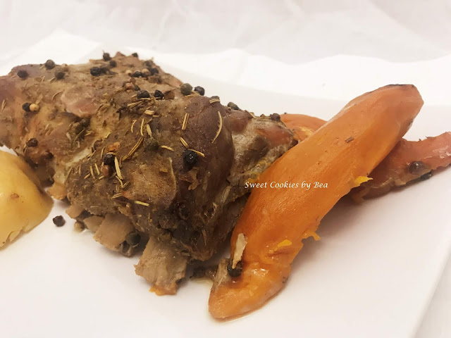 Costilla de cerdo asada, estrenando mi Crock Pot