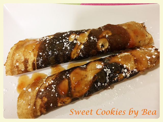 Marillenpalatschinken (Crepes de albaricoque)