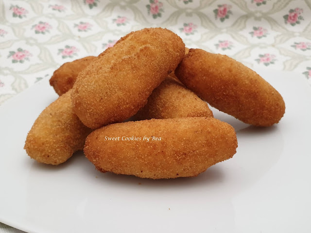 Croquetas caseras con muuuuucho jamoncito