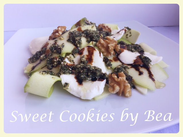 Ensalada de carpaccio de calabacín