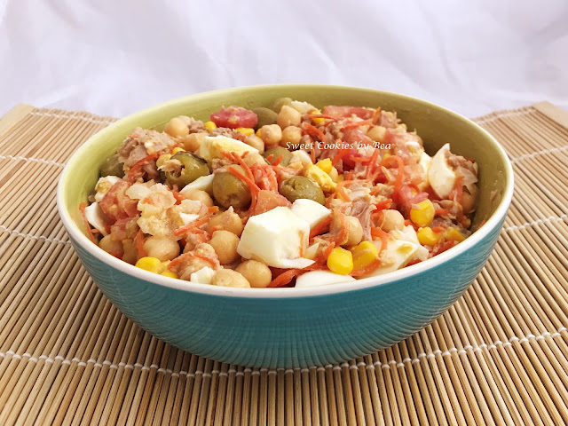 Ensalada de garbanzos, un apaño rápido y completo para el verano