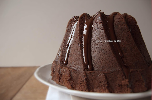 Bundt cake de extra de chocolate