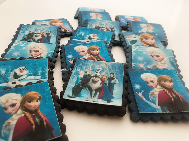 Galletas Frozen con impresión comestible (Sin Huevo)