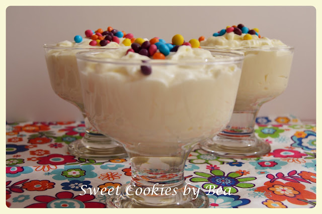 Mousse de chocolate blanco y jengibre