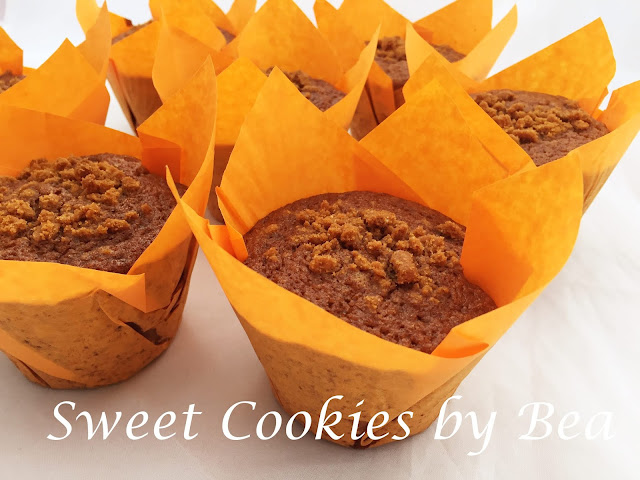 Muffins especiados integrales con calabaza