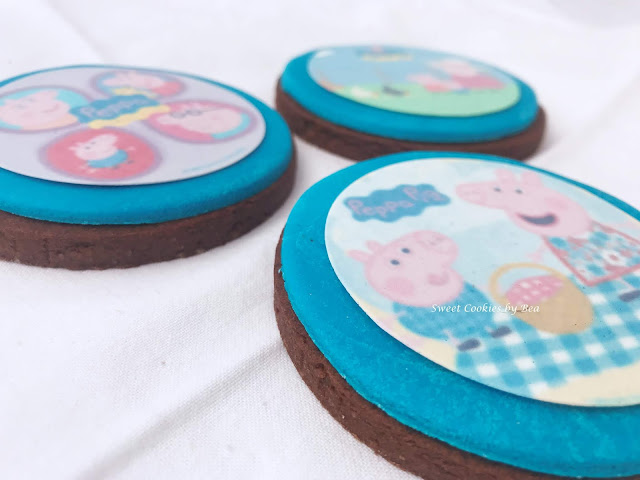 Galletas de chocolate de Peppa Pig