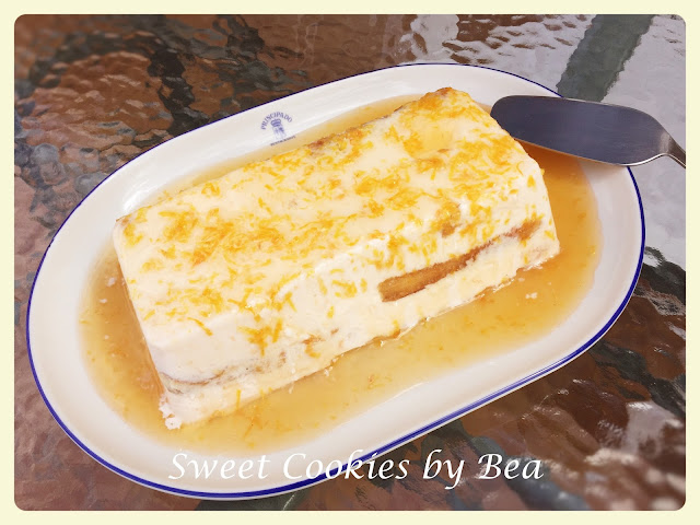 Tarta fría cremosa de pomelo Reto Alfabeto Dulce