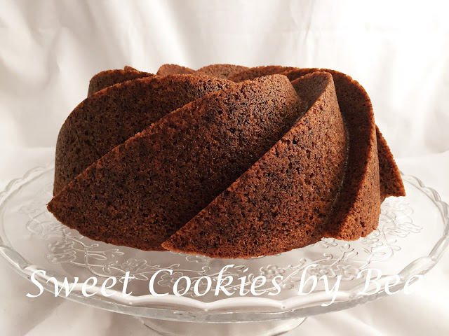 Bundt cake de remolacha y chocolate