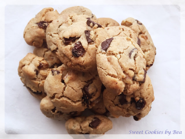 Galletas de chocolate, nueces y jengibre